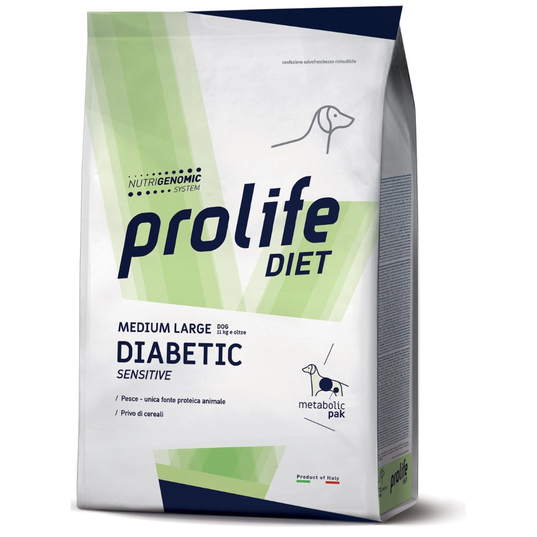 Prolife Diet Diabetic Sensitive per Cani Taglia Media/Grande 2kg