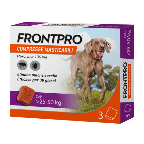 Antiparassitario in Compresse Masticabili FrontPro Cani 25-50kg