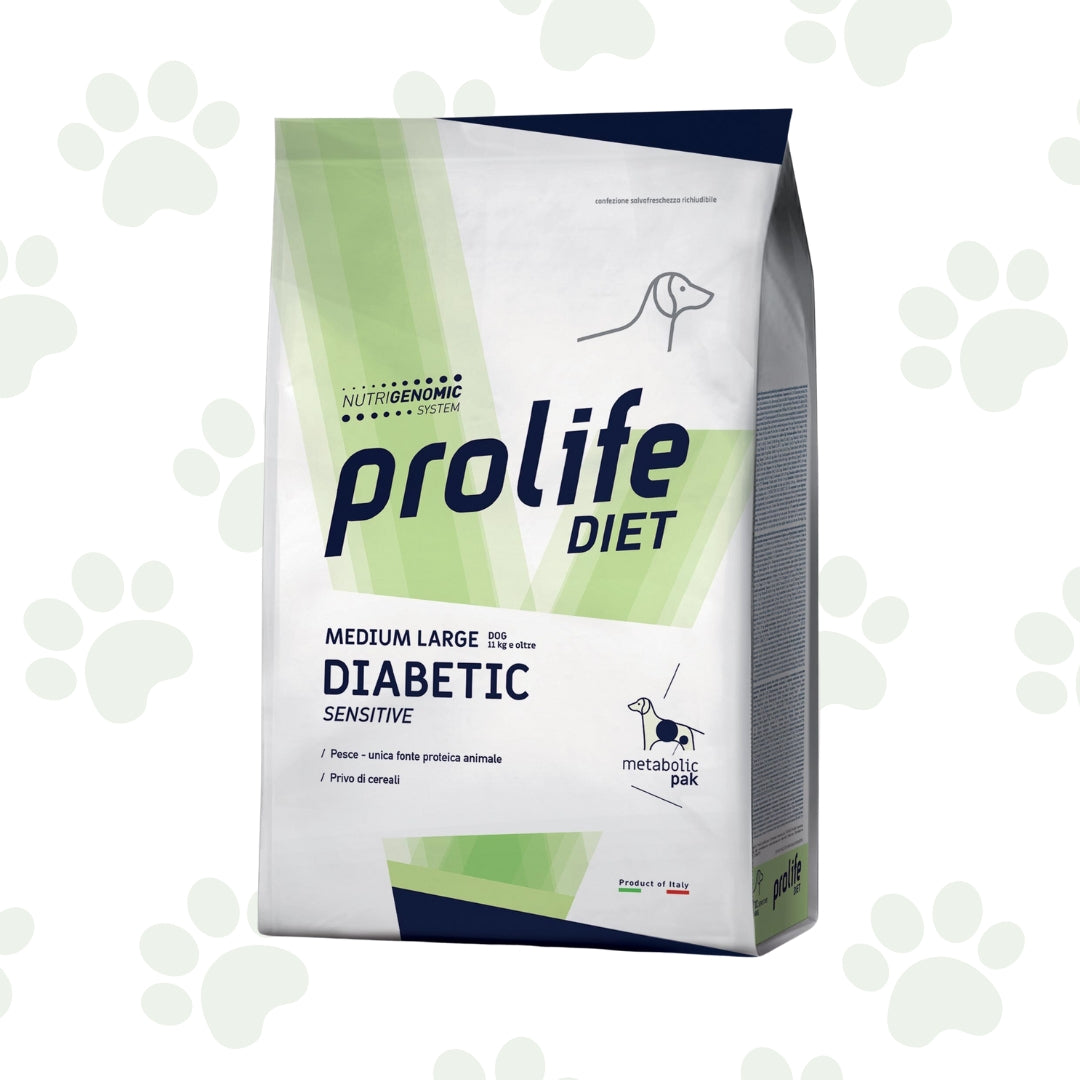 Prolife Diet Diabetic Sensitive per Cani Taglia Media/Grande 2kg