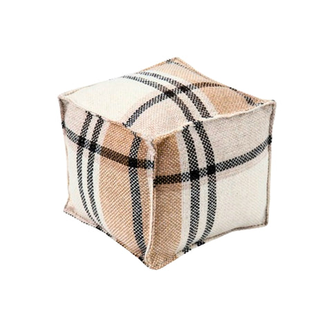 Peluche cubico per cani con fantasia scozzese