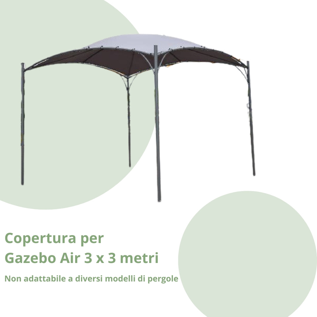 Copertura di ricambio per Gazebo Air 3 x 3 m