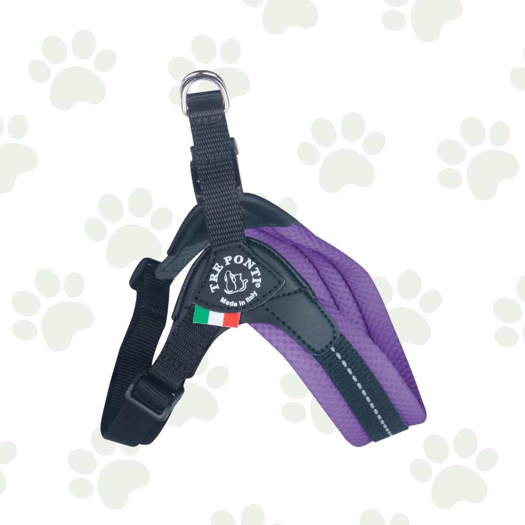 Easy Fit Pastel Mesh - pettorina con sottopancia regolabile per cani