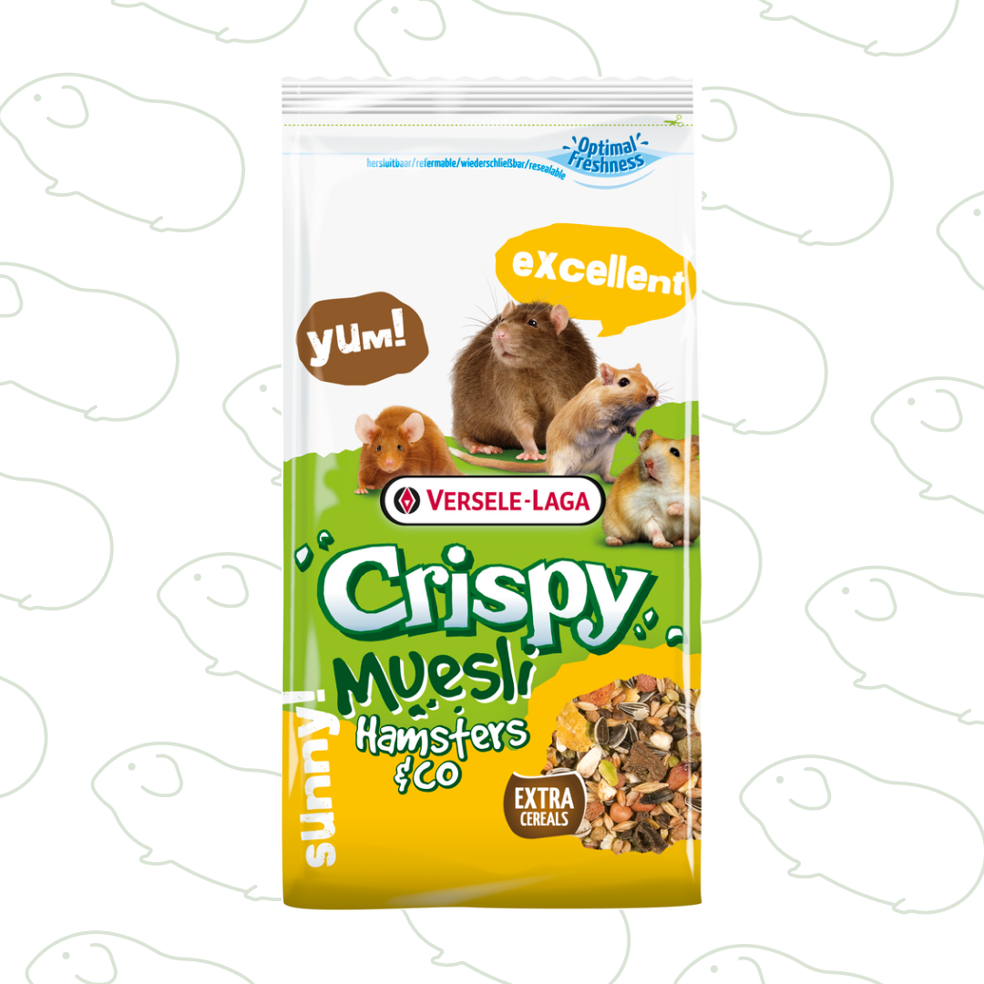 Hamster Crispy 1kg - Muesli per conigli e roditori