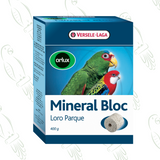 Orlux Mineral Bloc Loro Parque 400g - Pietra da beccare per pappagalli e parrocchetti
