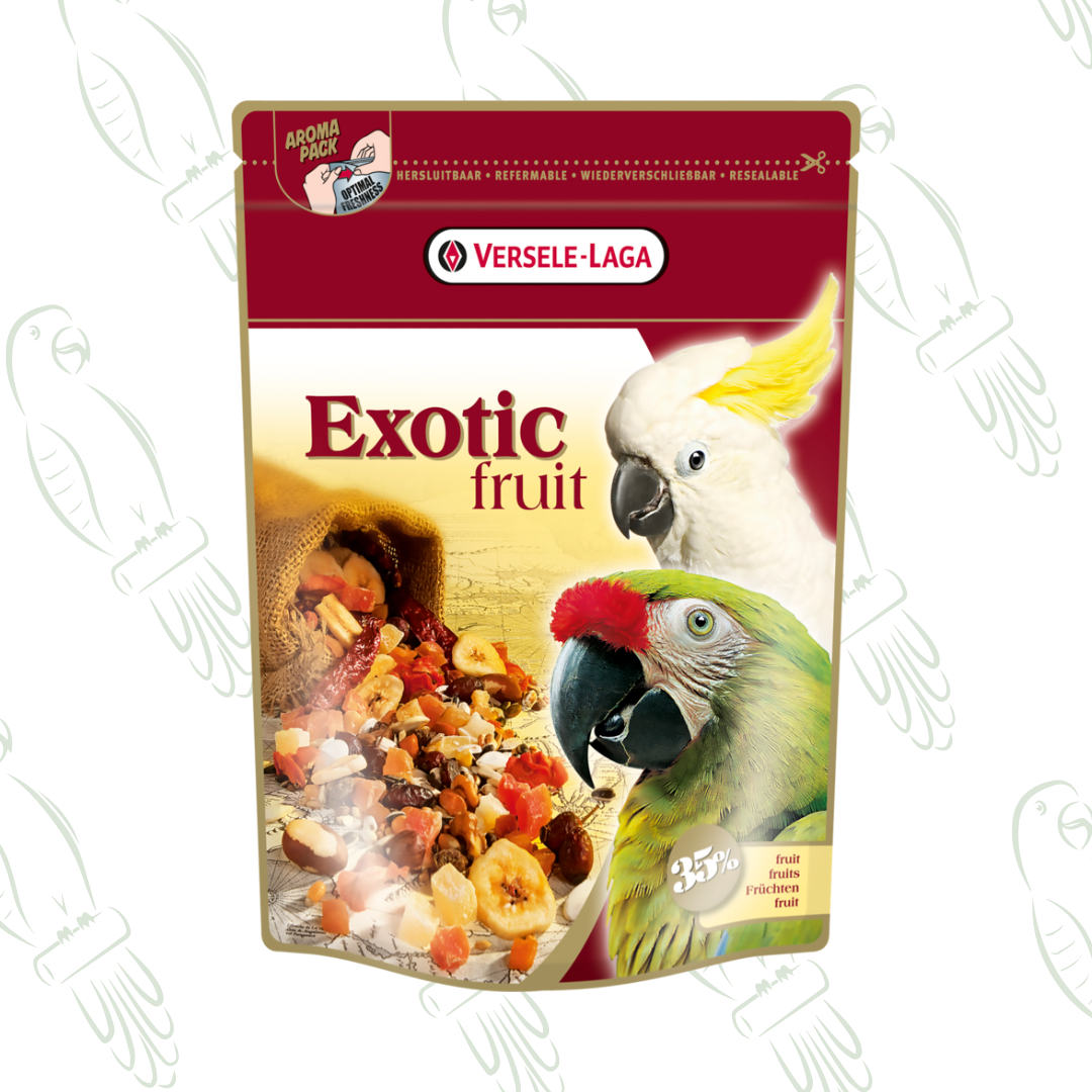Pappagalli Exotic Fruit Mix 600g - Alimento per uccelli esotici