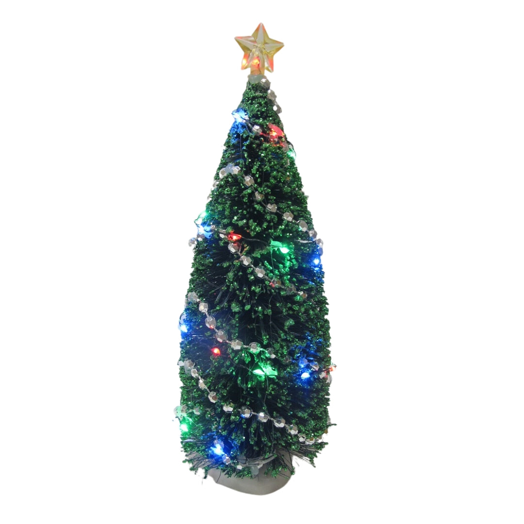 Albero di Natale Led h 14,5 cm - Accessori villaggio di Natale