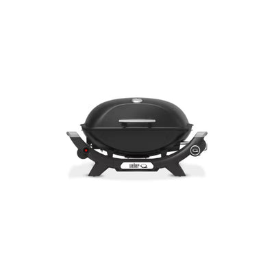Barbecue a gas Weber Q 2100 nero visto frontalmente