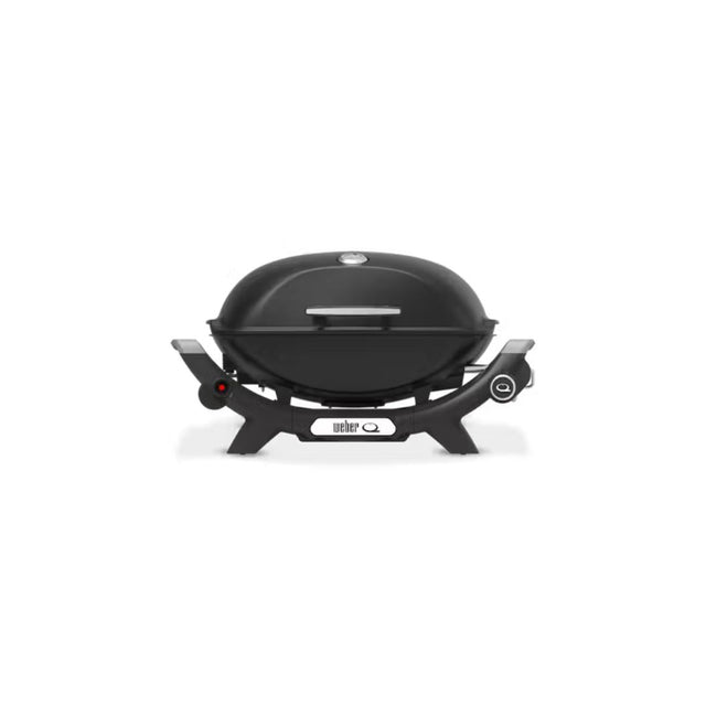 Barbecue a gas Weber Q 2100 nero visto frontalmente