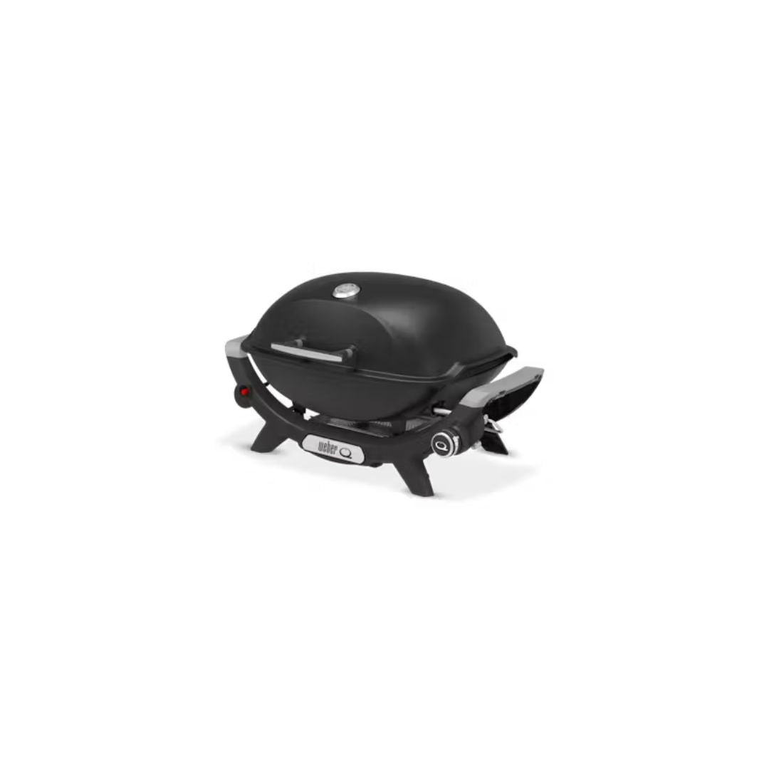 Barbecue a gas Weber Q 2100 nero in vista tre quarti