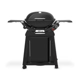 Barbecue a gas Weber Q 2800 con carrello nero visto frontalmente