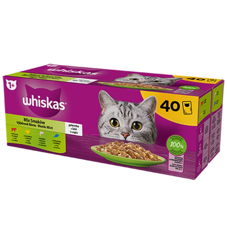 Whiskas Selezione Assortita 40 pz - Alimentazione premium per gatti