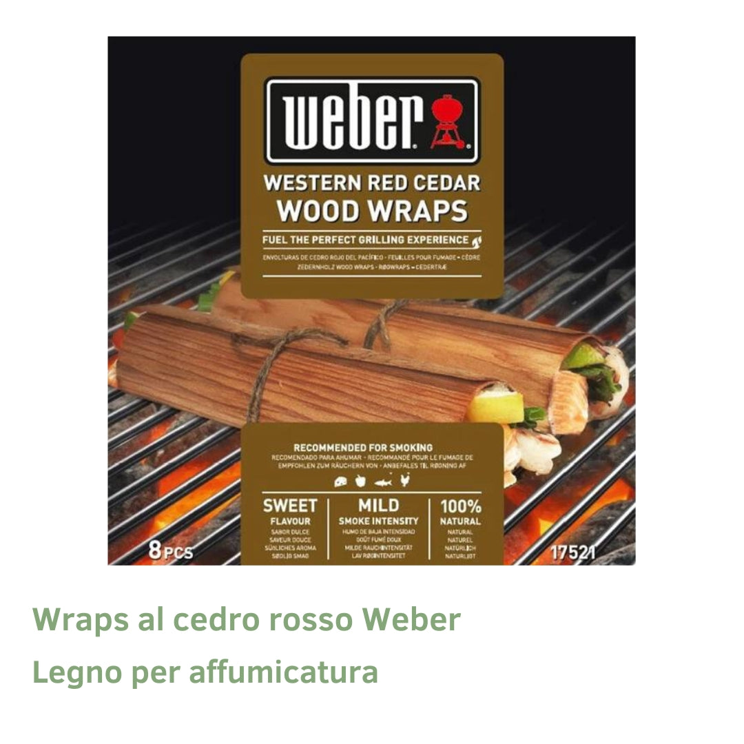 Wraps per Affumicatura al Cedro Rosso Weber 17521