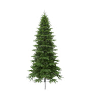Albero di Natale slim in PE, effetto realistico, alto 180 cm, su sfondo bianco.