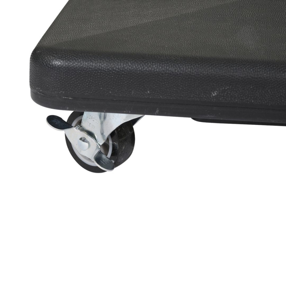 Base ombrellone da 90kg nero con ruote