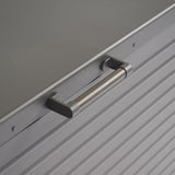 Baule in alluminio con ruote