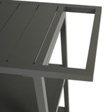 Carrello da giardino con ruote e maniglia in alluminio