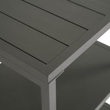 Carrello da giardino con ruote e maniglia in alluminio