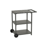 Carrello da giardino con ruote e maniglia in alluminio