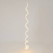 Cascata 900 micro LED 3 m con 15 fili su sfondo grigio.