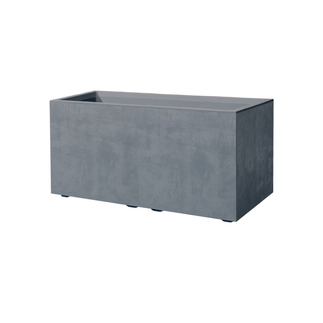 Fioriera Millennium Deroma - Vaso rettangolare plastica 80 cm