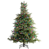 Albero di Natale con catena excellent 1272 LED soft multicolor.