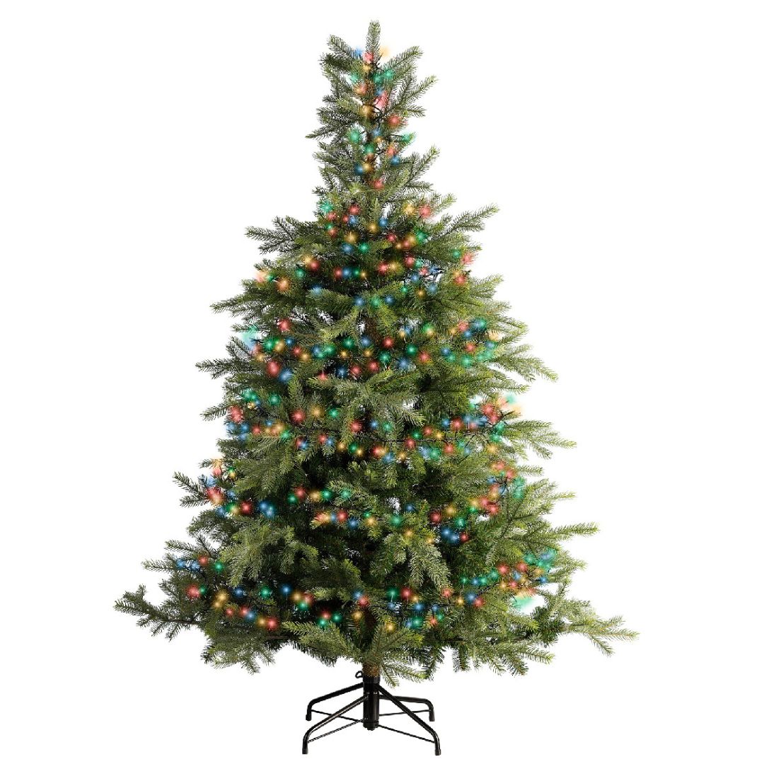 Albero di Natale con catena excellent 1272 LED multicolor.