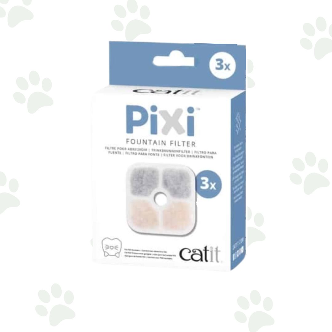 Confezione da 3 filtri per fontana Catit Pixi.