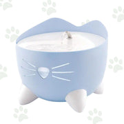 Fontana per gatti Catit Pixi azzurra.