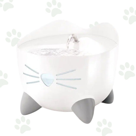 Fontana per gatti Catit Pixi bianca.