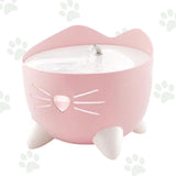 Fontana per gatti Catit Pixi rosa.