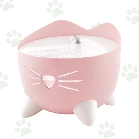 Fontana per gatti Catit Pixi rosa.
