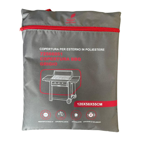 Copertura da esterno per barbecue 120x58x55cm.