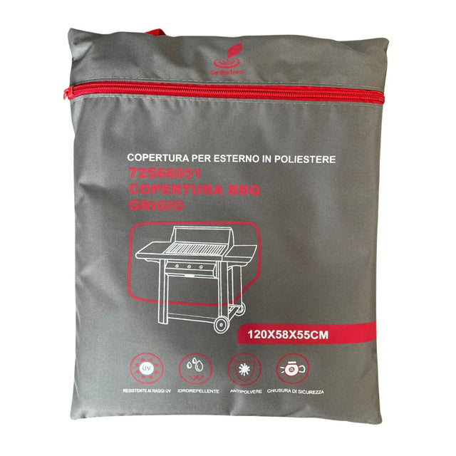 Copertura da esterno per barbecue 120x58x55cm.