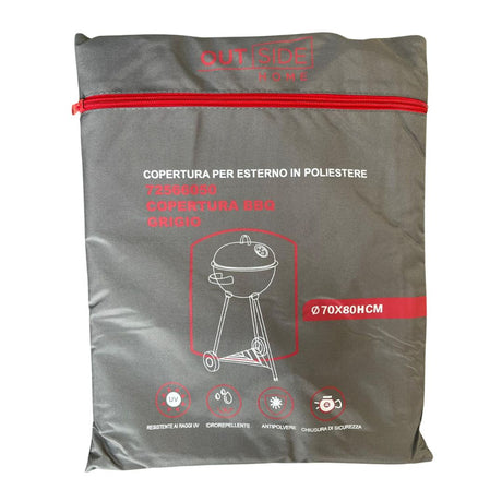 Copertura da esterno per barbecue con diametro 70cm.