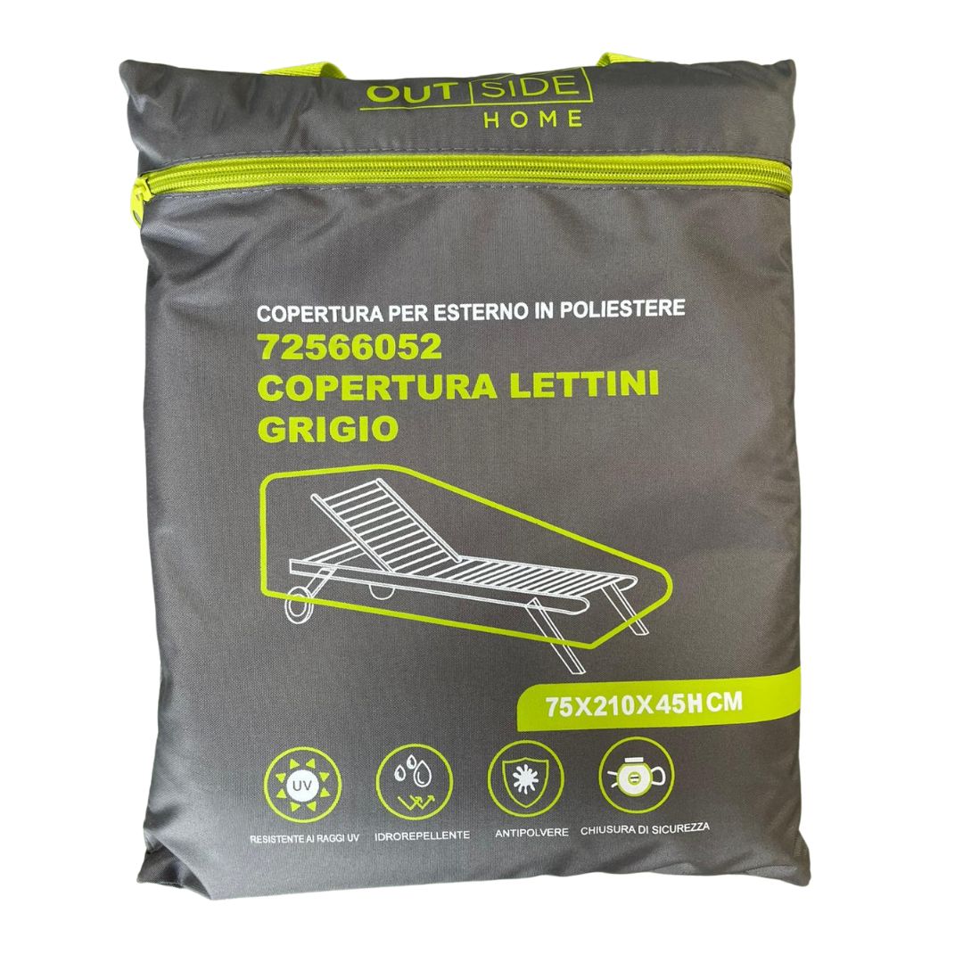 Copertura da esterno per lettino 75x210x45cm.