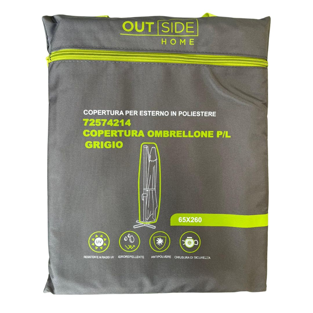 Copertura per ombrellone a palo laterale 65x260cm.
