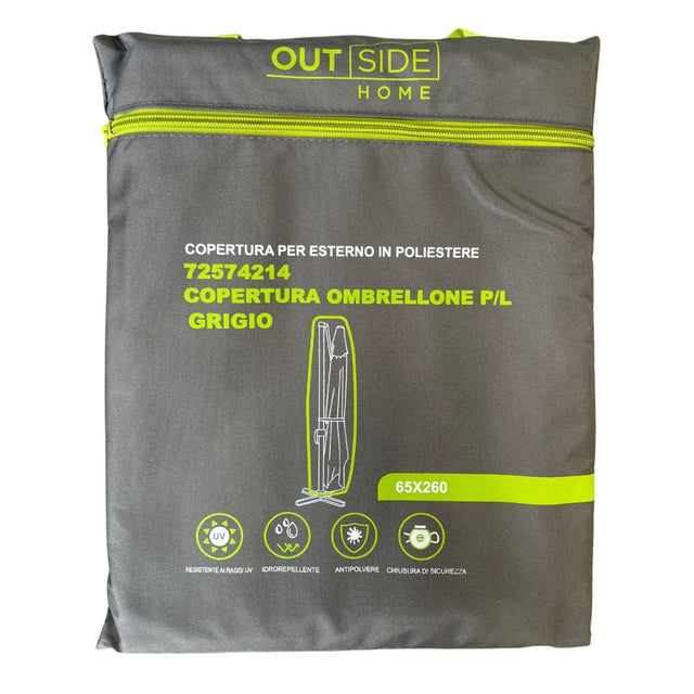 Copertura per ombrellone a palo laterale 65x260cm.