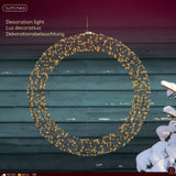 Confezione della ghirlanda luminosa Lumineo da 58 cm con 720 microled caldi per uso interno ed esterno.