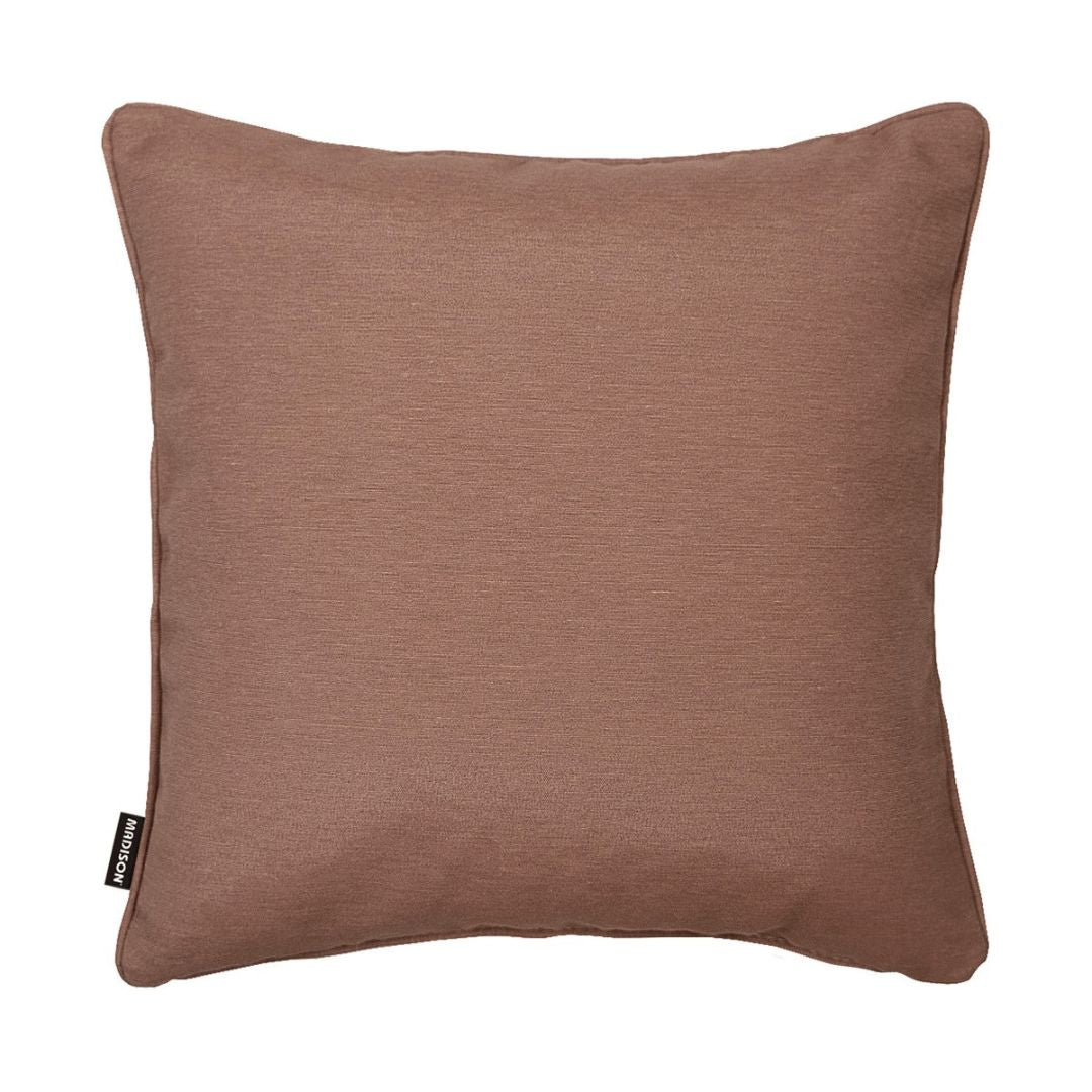 Cuscino da esterno sfoderabile 45x45 cm colore marrone.