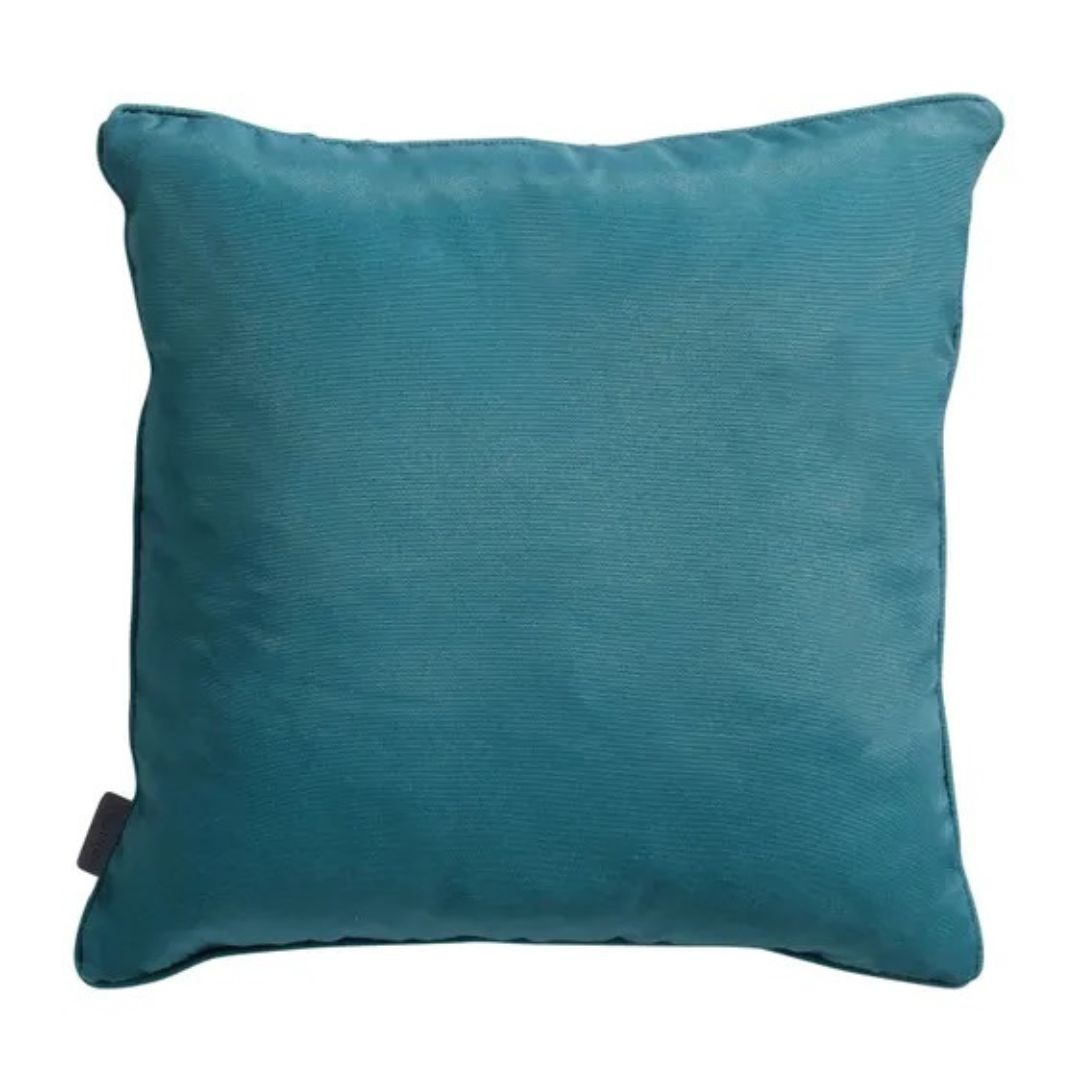 Cuscino da esterno sfoderabile 45x45 cm colore blu petrolio.