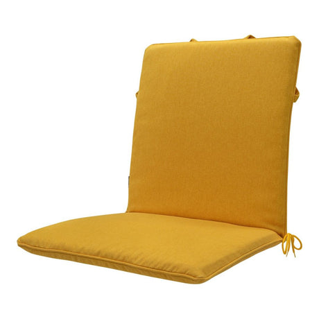 Cuscino da esterno per poltrona 97x49 cm colore giallo.