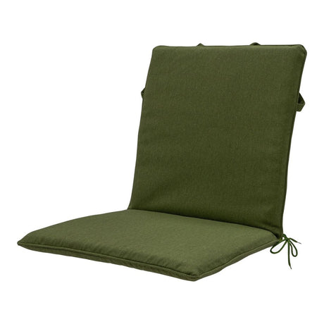 Cuscino da esterno per poltrona 97x49 cm colore verde scuro.