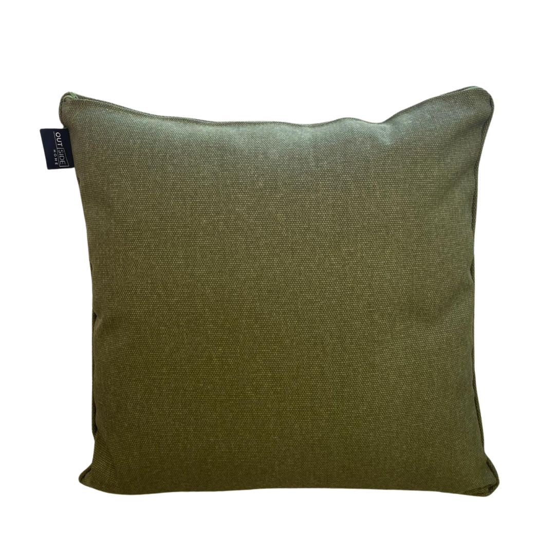 Cuscino da esterno sfoderabile 50x50cm colore verde.