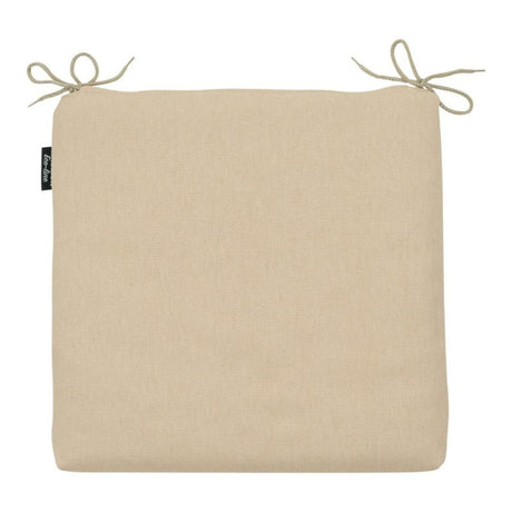 Cuscino da esterno per seduta 40x40cm colore ecrù.