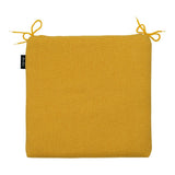 Cuscino da esterno per seduta 40x40cm colore giallo.