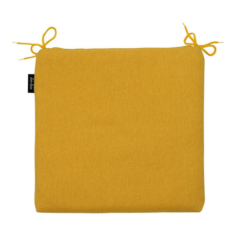 Cuscino da esterno per seduta 40x40cm colore giallo.