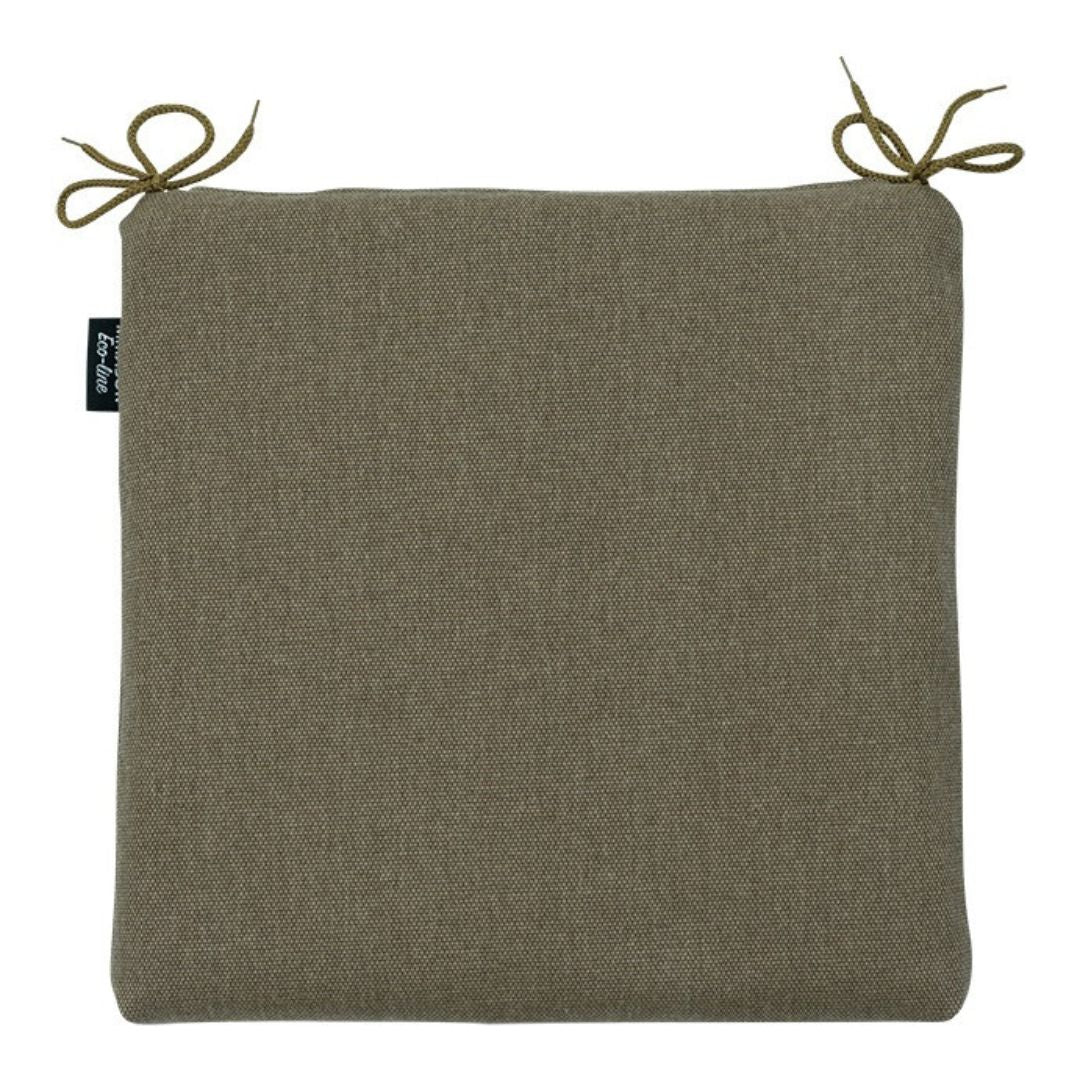 Cuscino da esterno per seduta 40x40cm colore taupe.