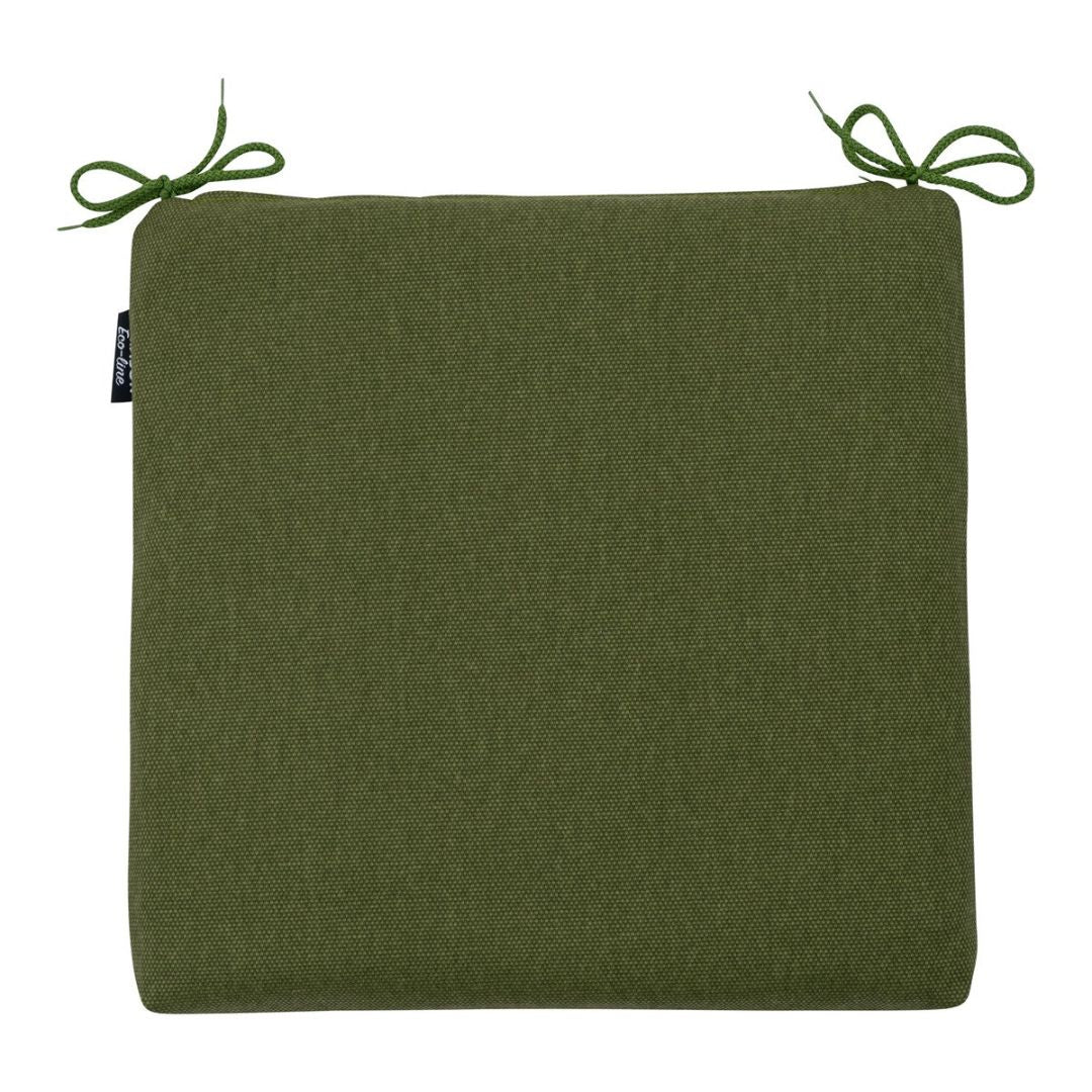 Cuscino da esterno per seduta 40x40cm colore verde.