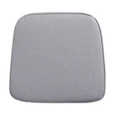 Cuscino da esterno per seduta 48x48cm grigio chiaro.