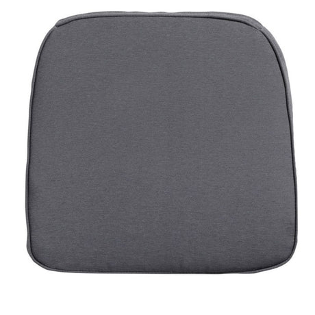 Cuscino da esterno per seduta 48x48cm grigio scuro.
